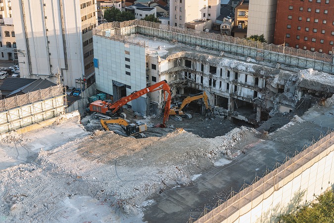 解体工事のプロセスとその順序性