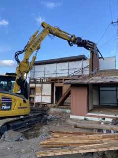 伊万里市　木造2階建家屋解体工事